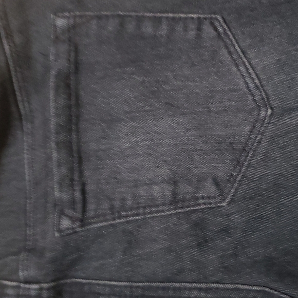 Kenneth Cole jeans womens size 27 US 4 dark blue distressed ankle slit … - Picture 8 of 16